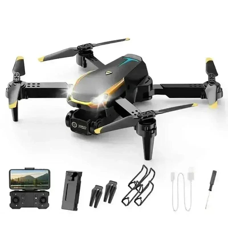 Tesla Drone Black and Gold Aerial Photography Quadcopter Drones by Cutesliving Store, Baimu Toys Store
