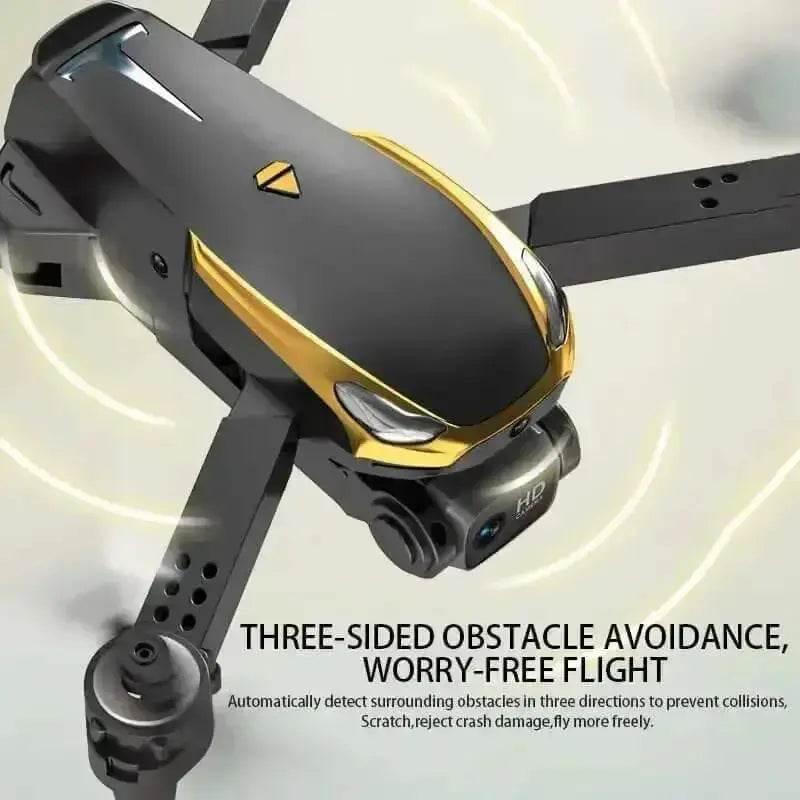Tesla Drone Black and Gold Aerial Photography Quadcopter Drones by Cutesliving Store, Baimu Toys Store