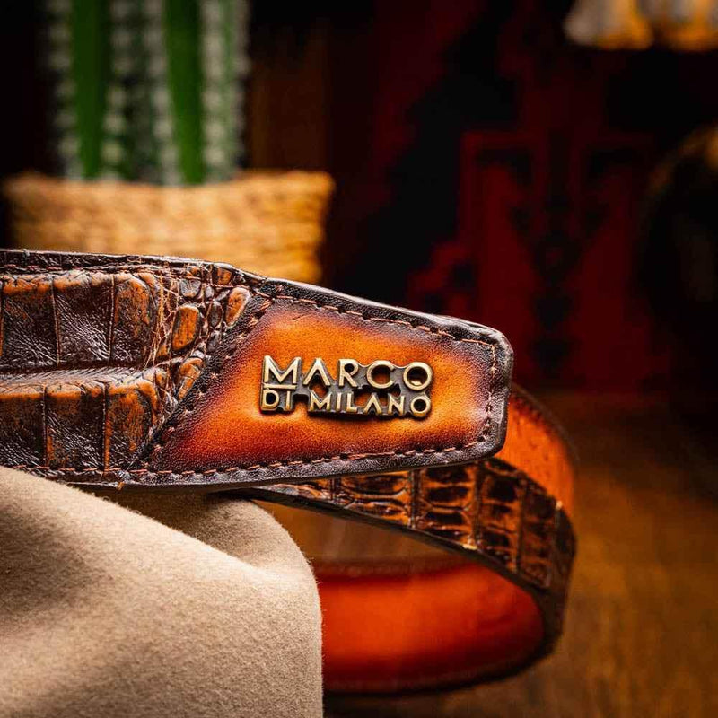 Texas Belt Aged Brown Belts by Marco Di Milano