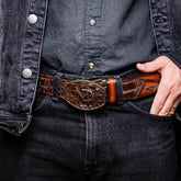 Texas Belt Aged Brown - GiFTiFY