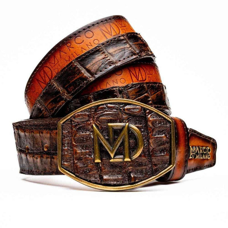 Texas Belt Aged Brown Belts by Marco Di Milano