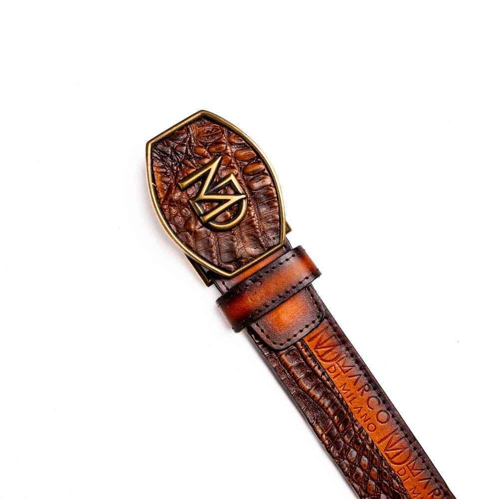 Texas Belt Aged Brown Belts by Marco Di Milano