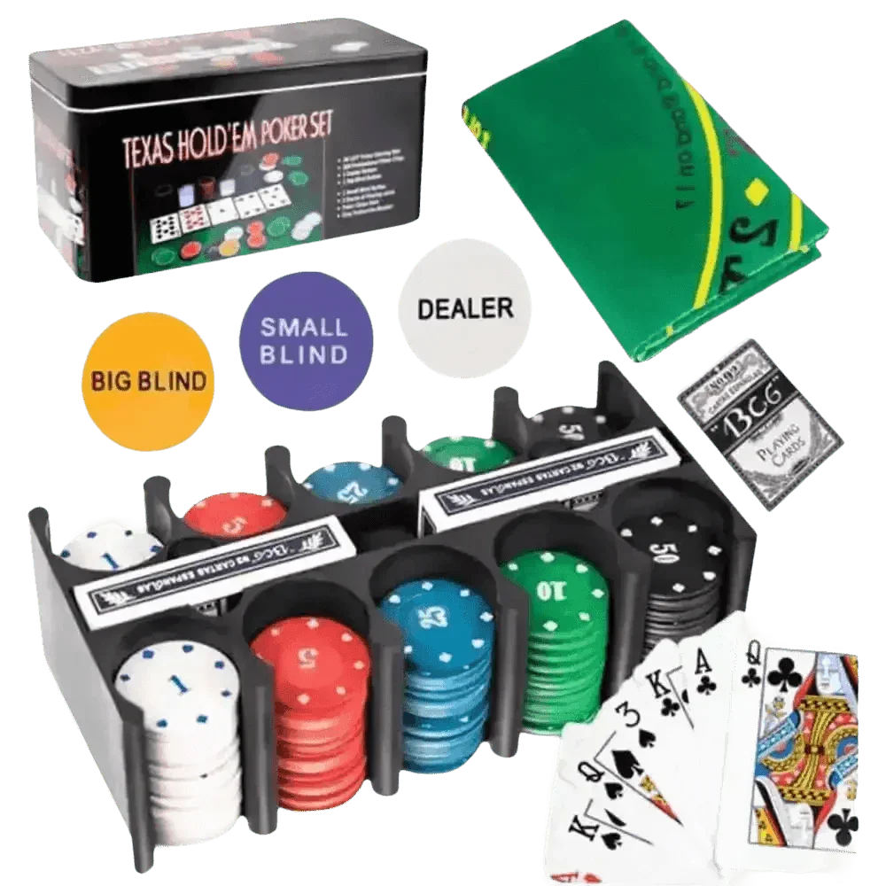 Texas Holdem Poker Chip Set - GiFTiFY