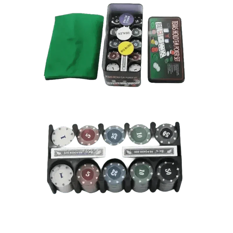 Texas Holdem Poker Chip Set - GiFTiFY
