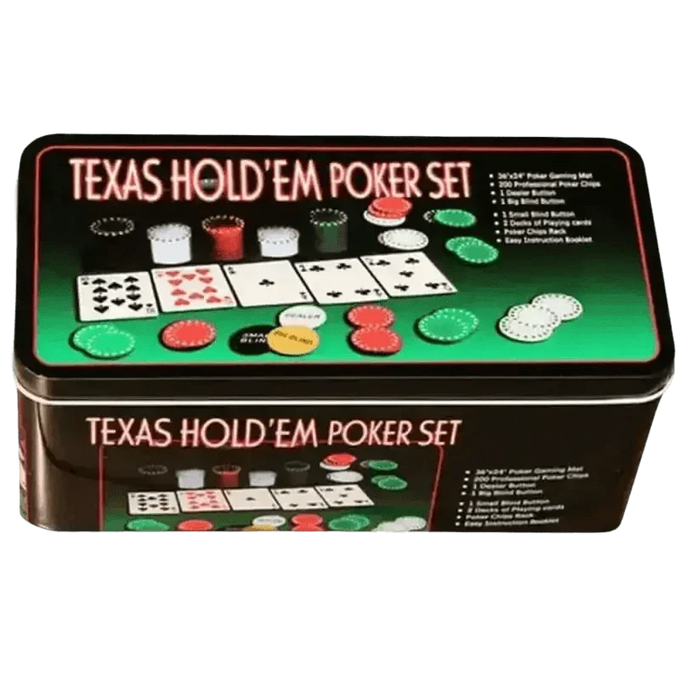 Texas Holdem Poker Chip Set - GiFTiFY