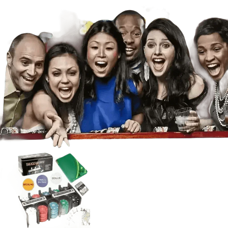 Texas Holdem Poker Chip Set - GiFTiFY