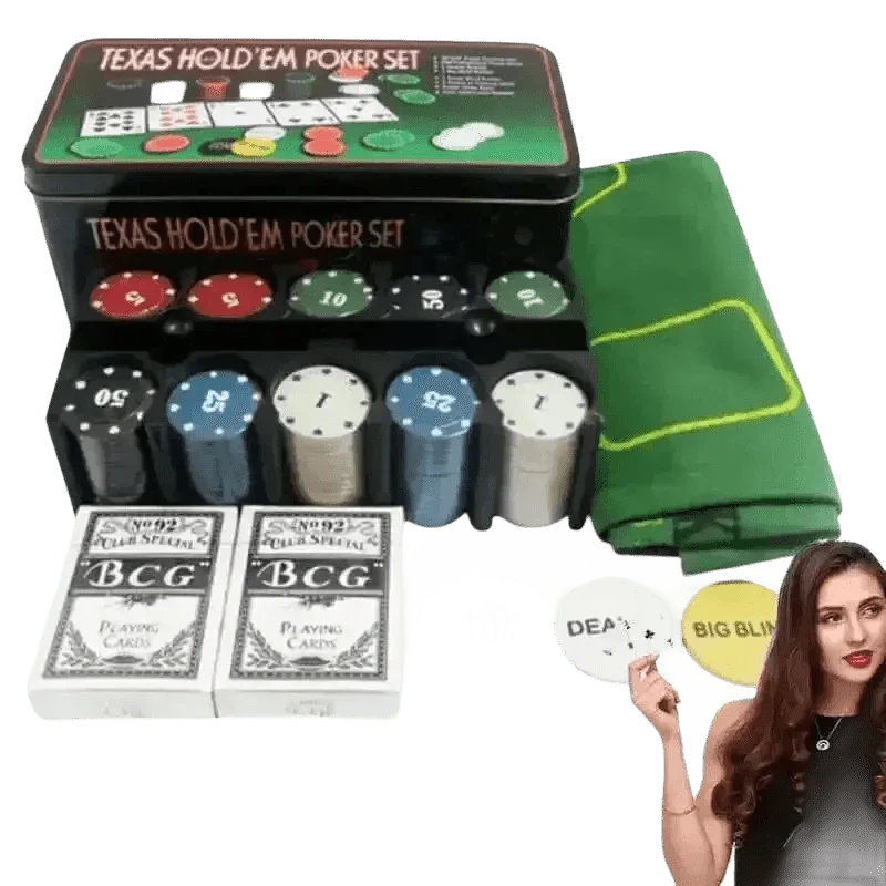 Texas Holdem Poker Chip Set - GiFTiFY