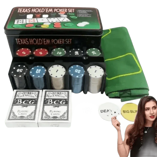 Texas Holdem Poker Chip Set - GiFTiFY