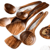 Thailand Wood Kitchenware Cooking Spoons Set - GiFTiFY