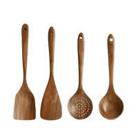Thailand Wood Kitchenware Cooking Spoons Set