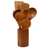 Thailand Wood Kitchenware Cooking Spoons Set