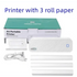 Thermal Portable Mini Printer with Paper Samples Mini Office Bluetooth Printer. - GiFTiFY
