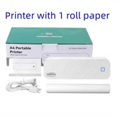 Thermal Portable Mini Printer with Paper Samples Mini Office Bluetooth Printer. - GiFTiFY