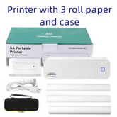 Thermal Portable Mini Printer with Paper Samples Mini Office Bluetooth Printer. - GiFTiFY