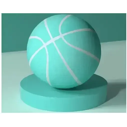 Three Colorful Toddler Children's Ball Set. Elastic Ball Toy. Silent Basketball by CJ