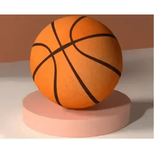 Three Colorful Toddler Children's Ball Set. Elastic Ball Toy. Silent Basketball by CJ