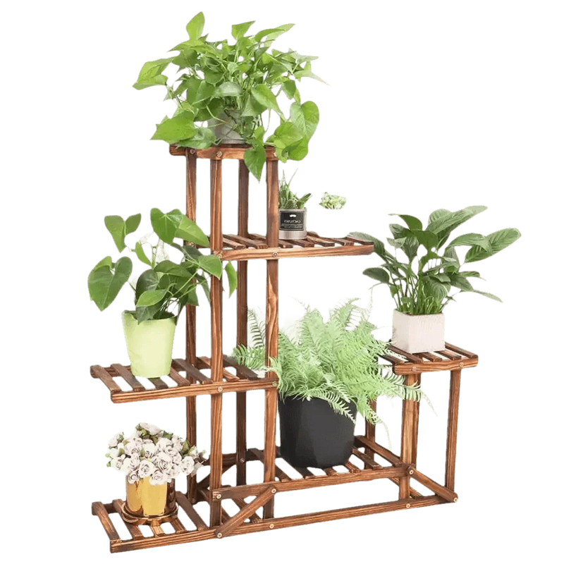 Tier Indoor Wood Plant Stand Plant Stand by unhohome Store