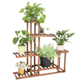 Tier Indoor Wood Plant Stand - GiFTiFY