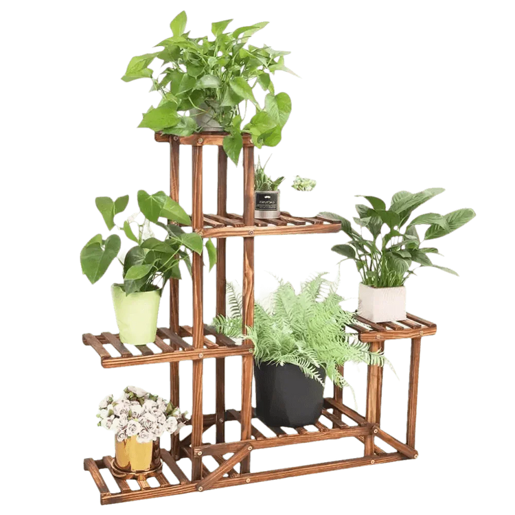 Tier Indoor Wood Plant Stand - GiFTiFY