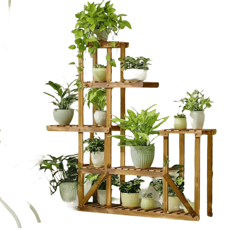 Tier Indoor Wood Plant Stand - GiFTiFY