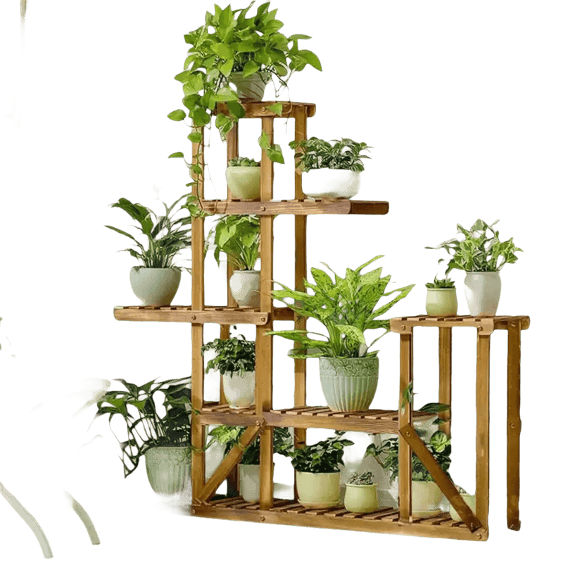 Tier Indoor Wood Plant Stand Plant Stand by unhohome Store