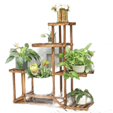 Tier Indoor Wood Plant Stand - GiFTiFY