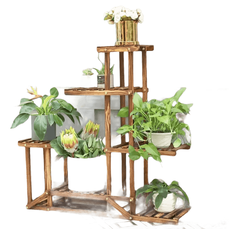 Tier Indoor Wood Plant Stand - GiFTiFY