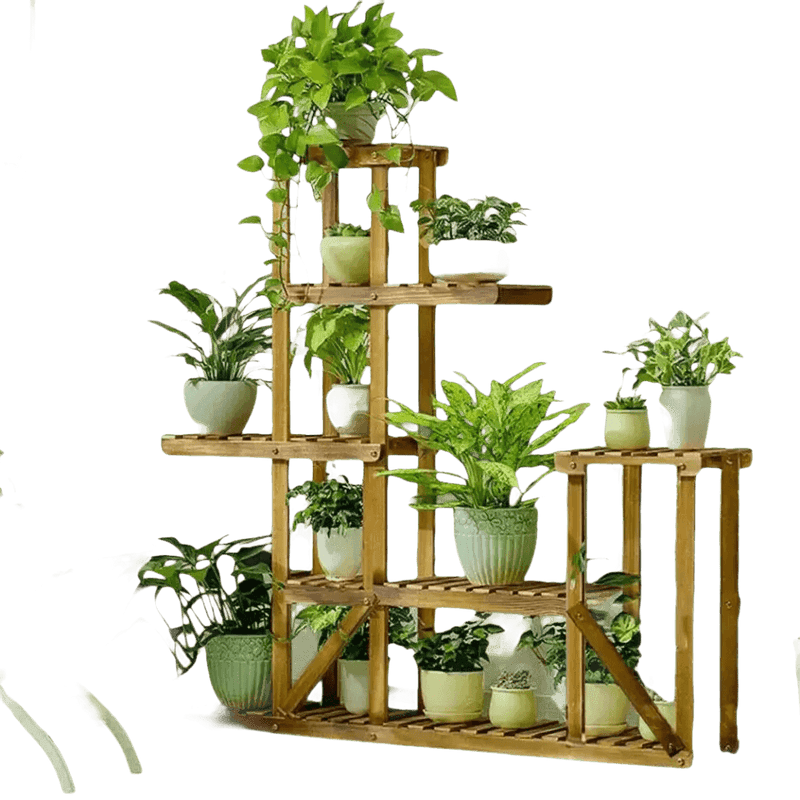 Tier Indoor Wood Plant Stand Plant Stand by unhohome Store