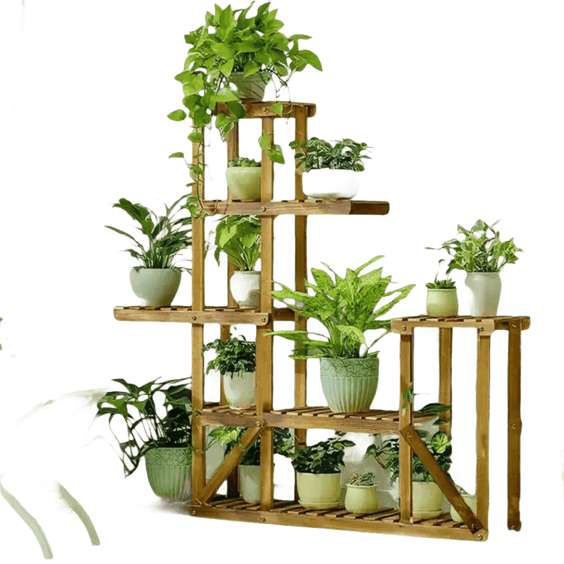 Tier Indoor Wood Plant Stand Plant Stand by unhohome Store