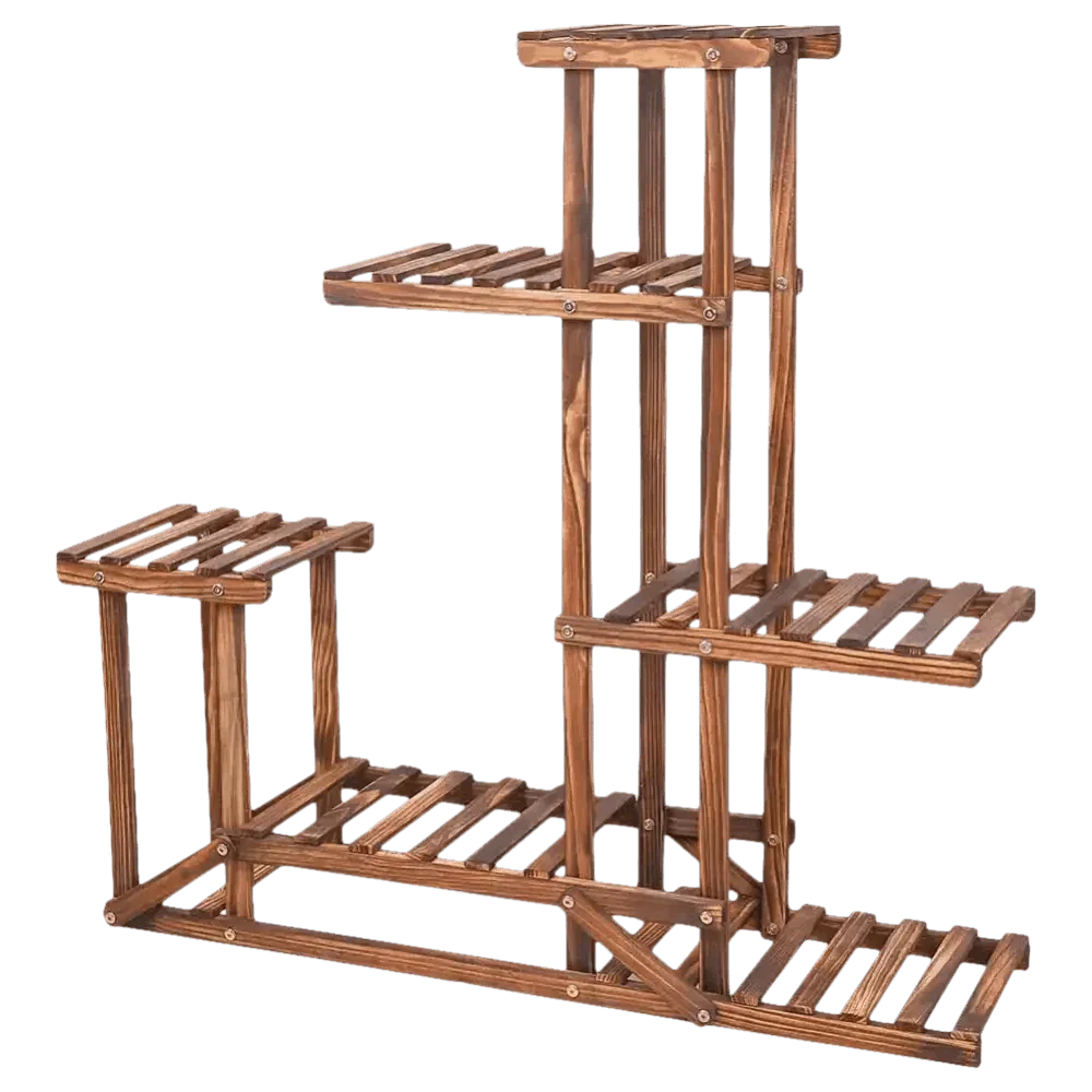 Tier Indoor Wood Plant Stand Plant Stand by unhohome Store