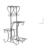 Tiered Metal Plant Stand with Plants - GiFTiFY