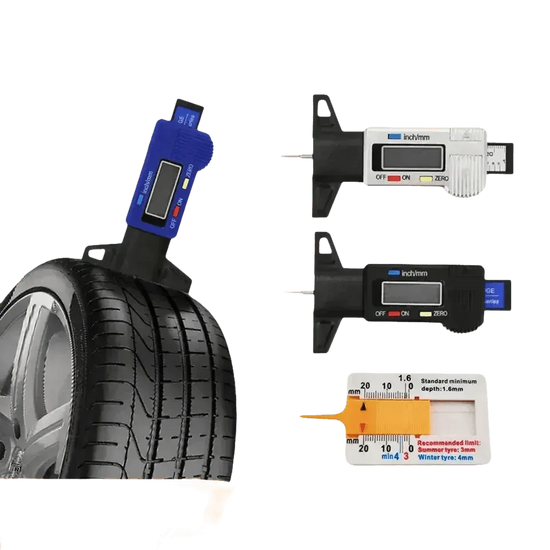 Tire Tread Depth Gauge Set Digital Tread Depth Gauge Tread Depth Gauge - GiFTiFY