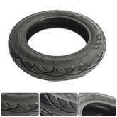 Two Black Electric Scooter 12x2 Tubeless Tyres - GiFTiFY