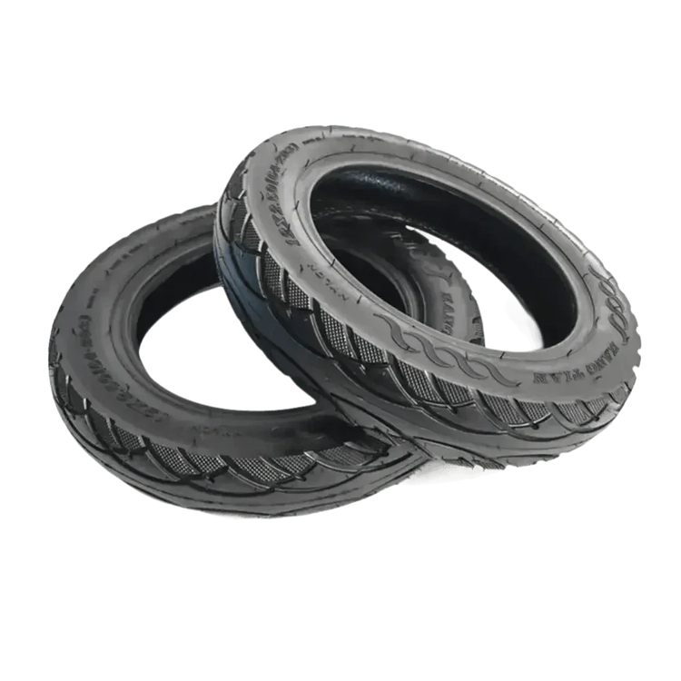 Two Black Electric Scooter 12x2 Tubeless Tyres - GiFTiFY