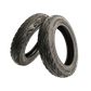Two Black Electric Scooter 12x2 Tubeless Tyres - GiFTiFY