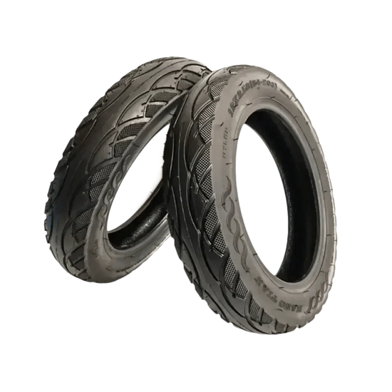 Two Black Electric Scooter 12x2 Tubeless Tyres - GiFTiFY