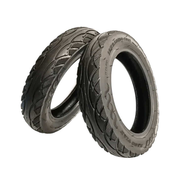 Two Black Electric Scooter 12x2 Tubeless Tyres - GiFTiFY