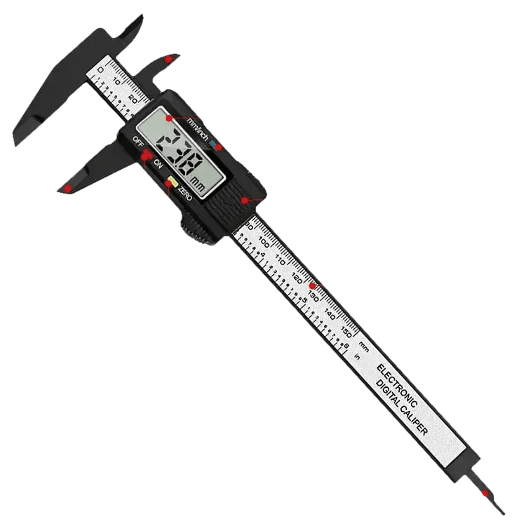 Two Black Digital Calipers Electronic Vernier Caliper Set - GiFTiFY