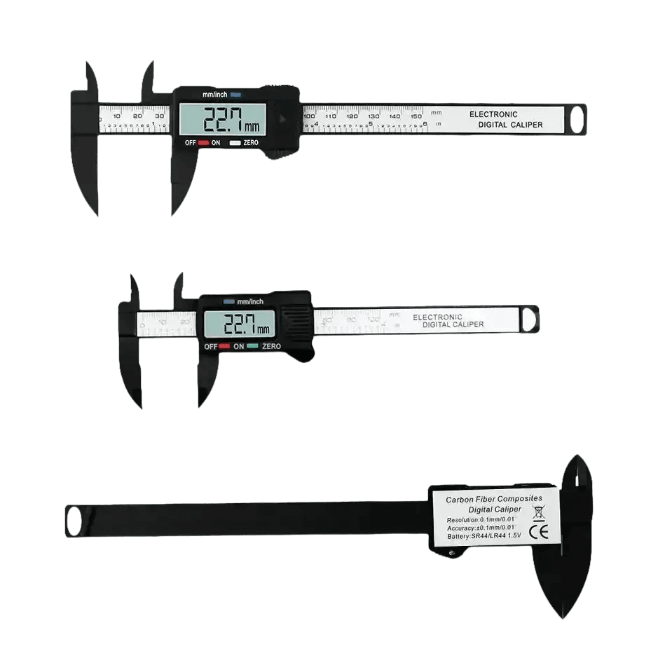 Two Black Digital Calipers Electronic Vernier Caliper Set - GiFTiFY