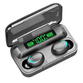 M10 Black TWS Bluetooth Earphones 3500mAh Charging Box - GiFTiFY
