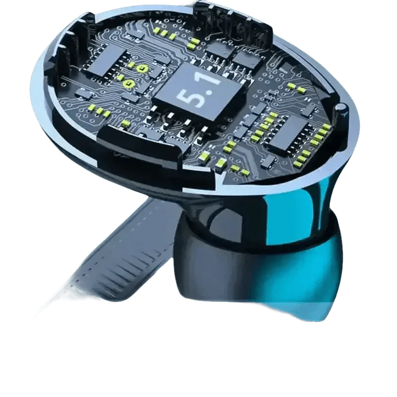 M10 Black TWS Bluetooth Earphones 3500mAh Charging Box - GiFTiFY