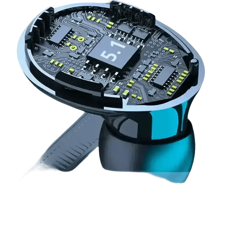 M10 Black TWS Bluetooth Earphones 3500mAh Charging Box - GiFTiFY