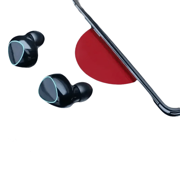 M10 Black TWS Bluetooth Earphones 3500mAh Charging Box - GiFTiFY