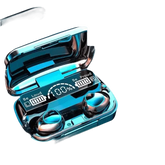 M10 Black TWS Bluetooth Earphones 3500mAh Charging Box - GiFTiFY