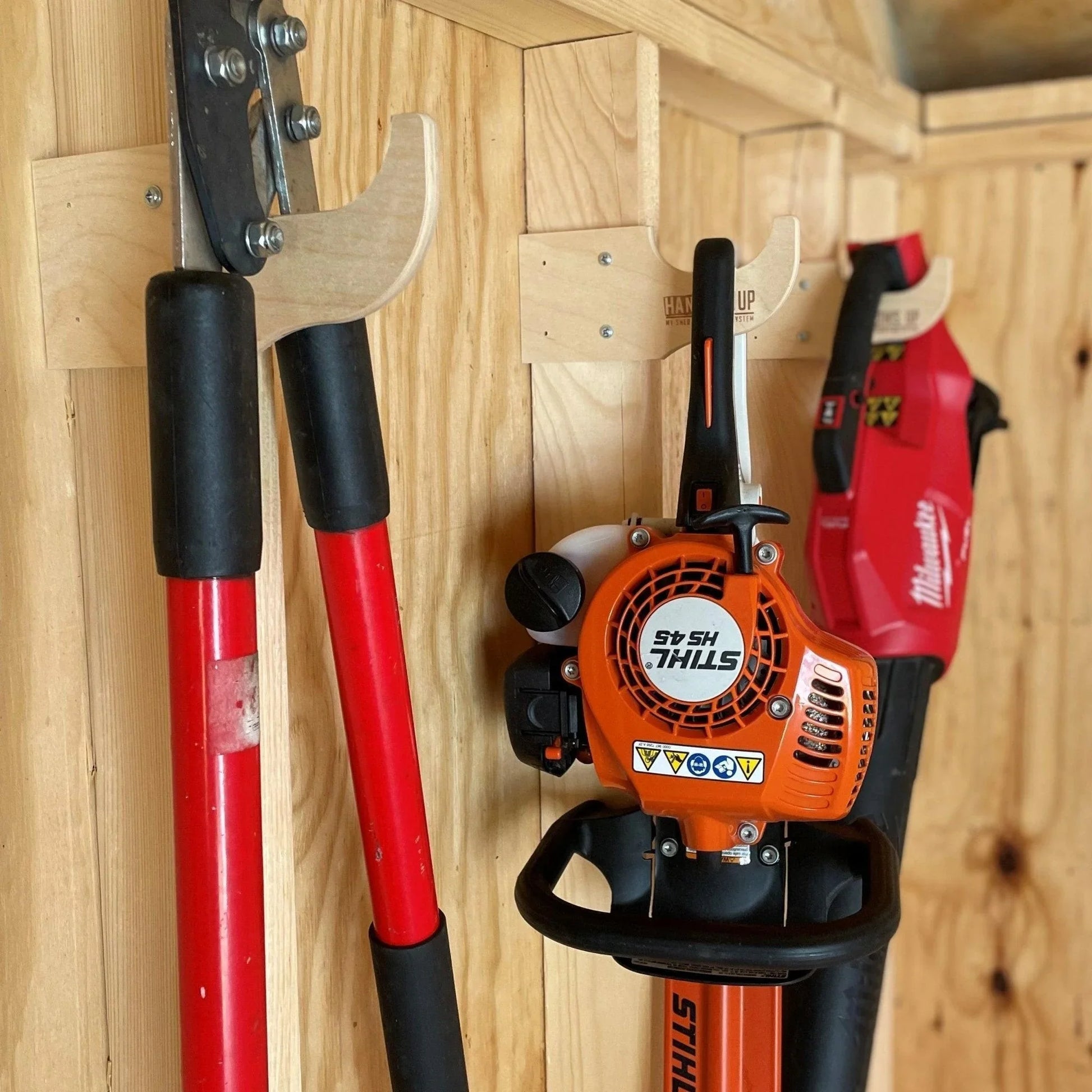 Ultimate Shed Organization Kit – Yard & Garden Tool Rack HangThis Up My Shed Organizing System