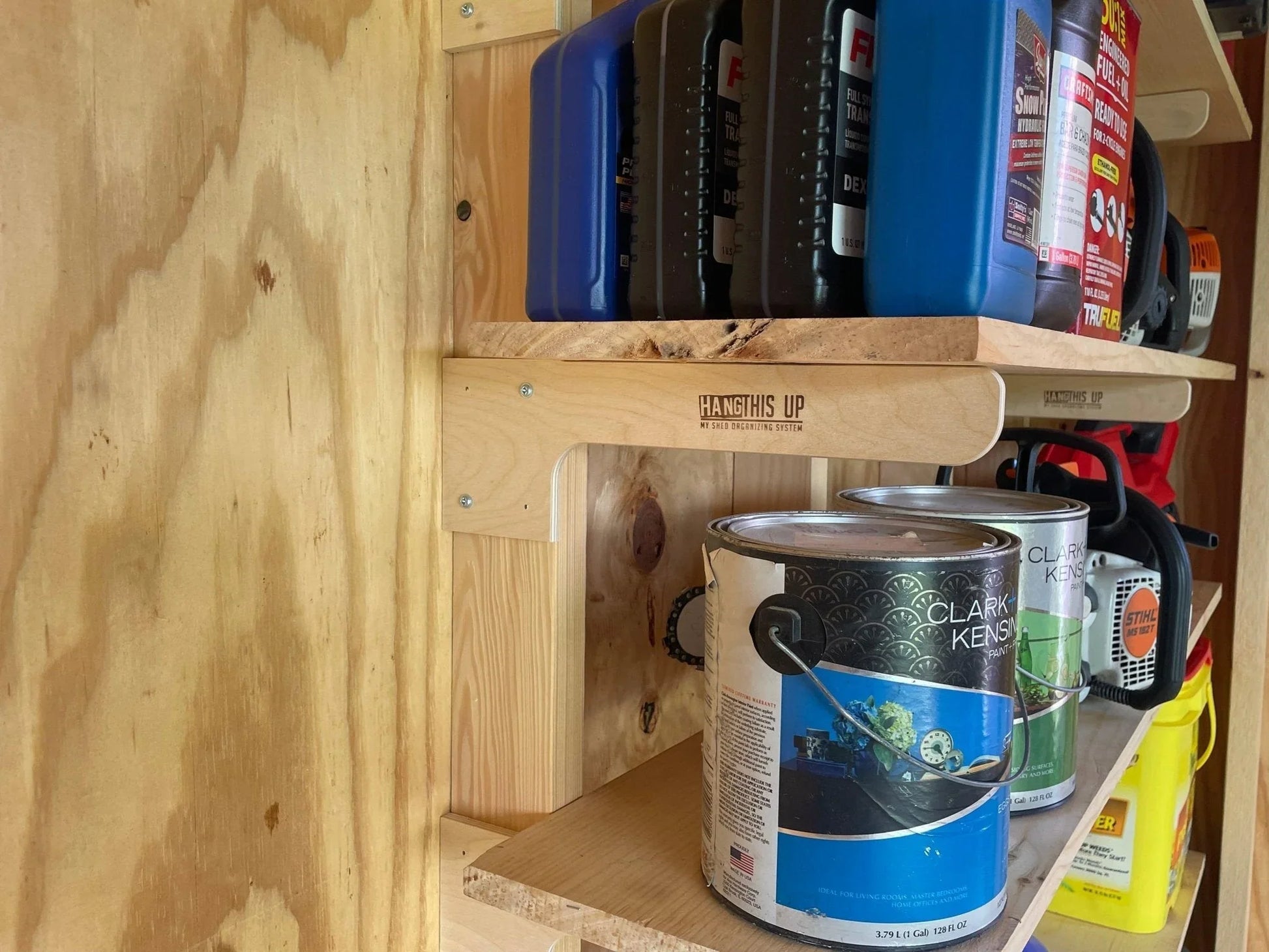 Ultimate Shed Organization Kit – Yard & Garden Tool Rack HangThis Up My Shed Organizing System