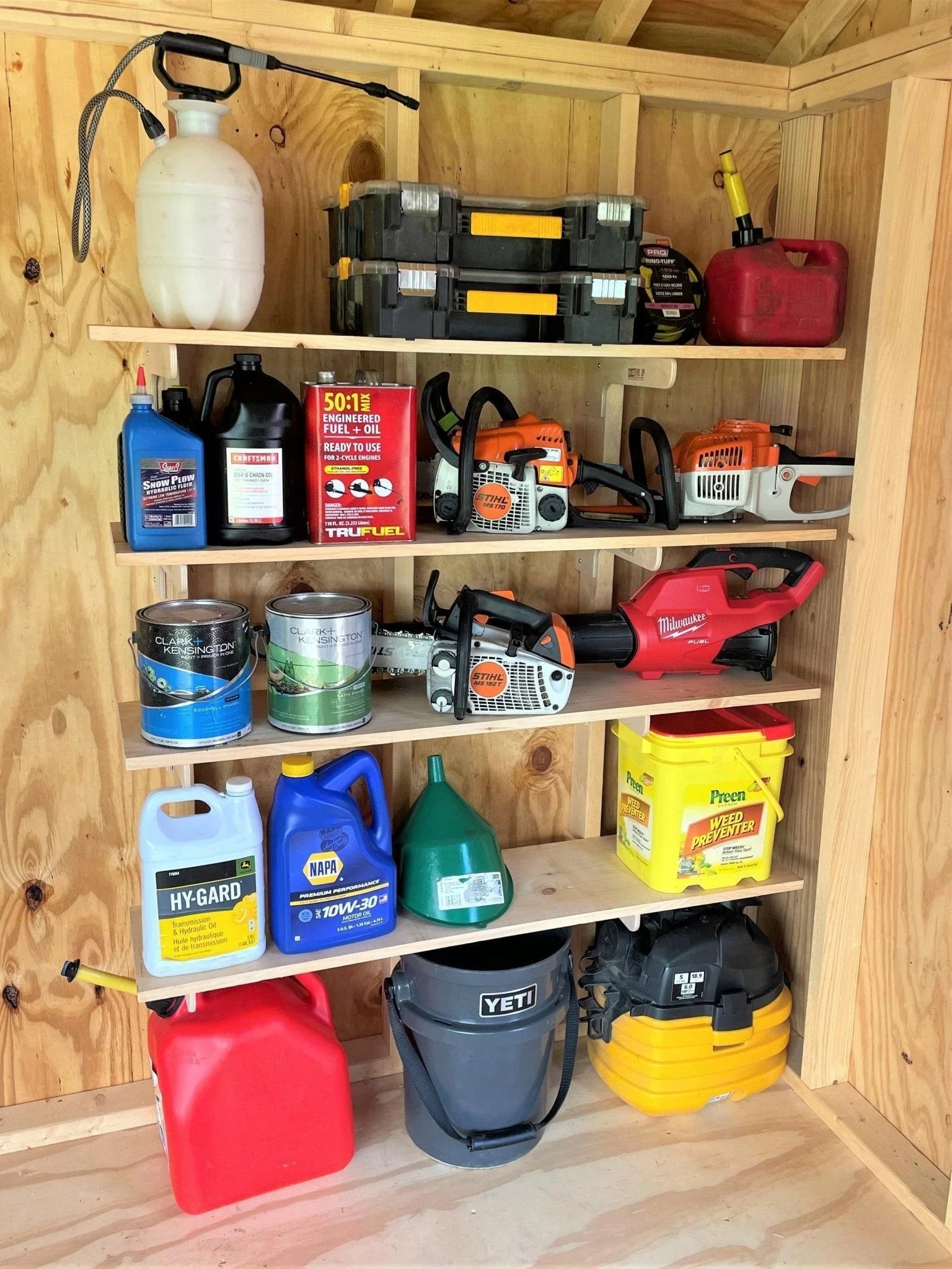 Ultimate Shed Organization Kit – Yard & Garden Tool Rack HangThis Up My Shed Organizing System