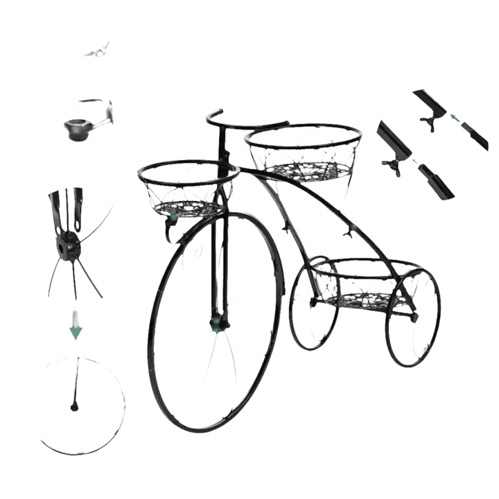 Unique 3 Tier Bicycle Plant Stand - GiFTiFY
