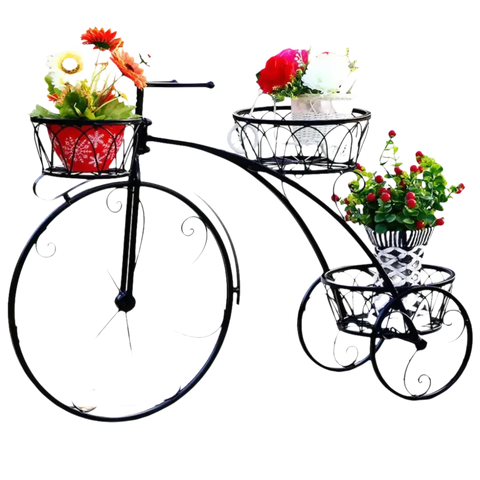 Decorative bicycle planter.