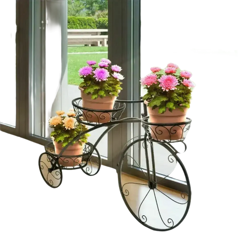 Decorative bicycle planter.